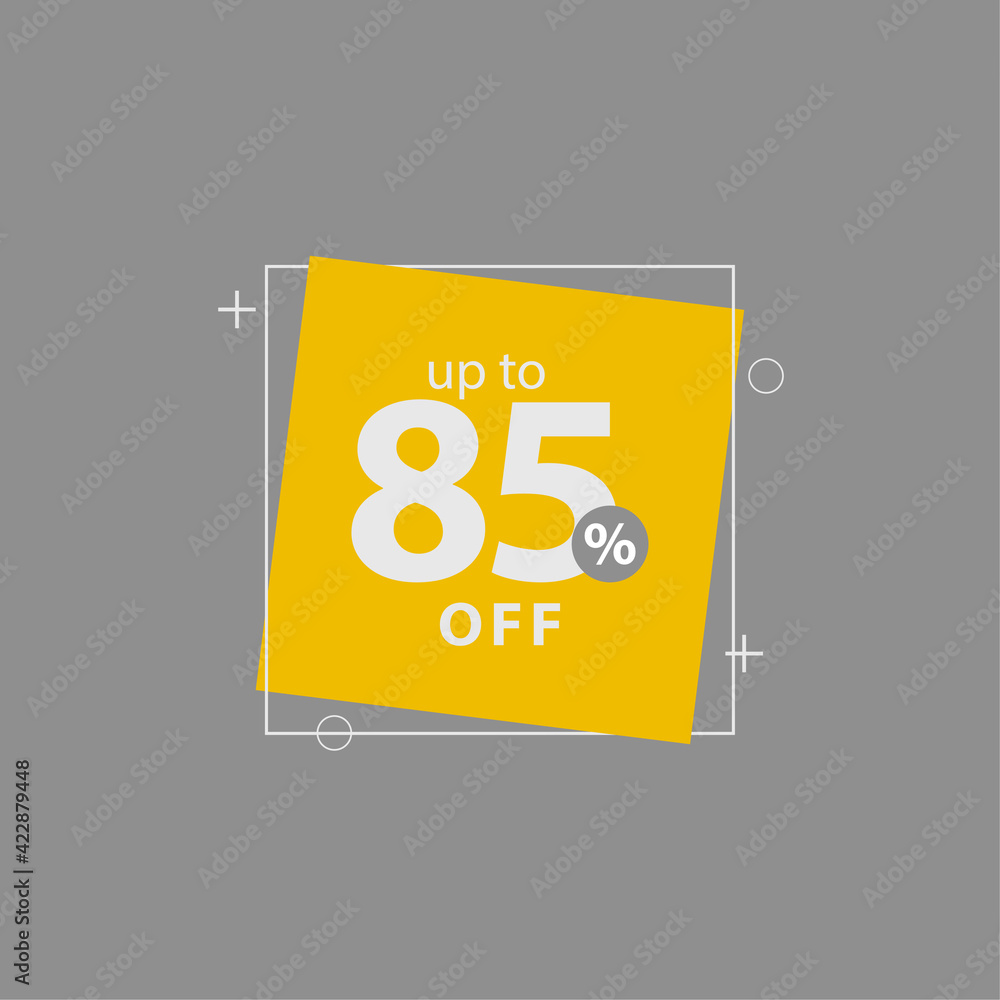 Discount up to 85% off Label Vector Template Design Illustration Discount up to 85% off Label Vector Template Design Illustration