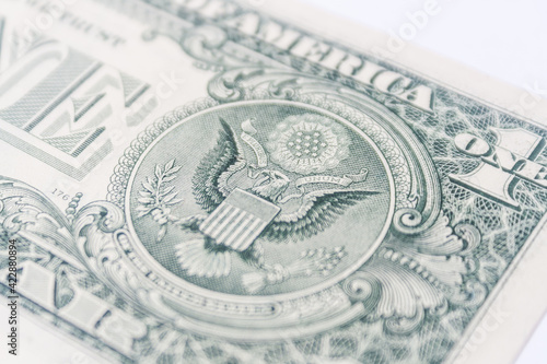 shield on one dollar bill united states