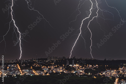 Tempestade de raios em campinas SP 24/03/2021