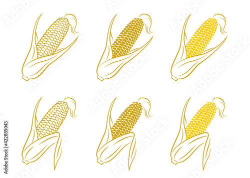 トウモロコシのベクターイラスト