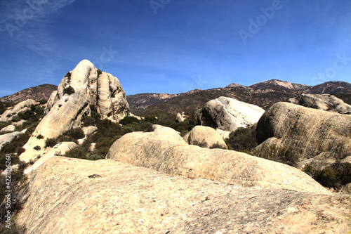 Piedra Blanca (White Rock) in Ojai California. © Sabaipon
