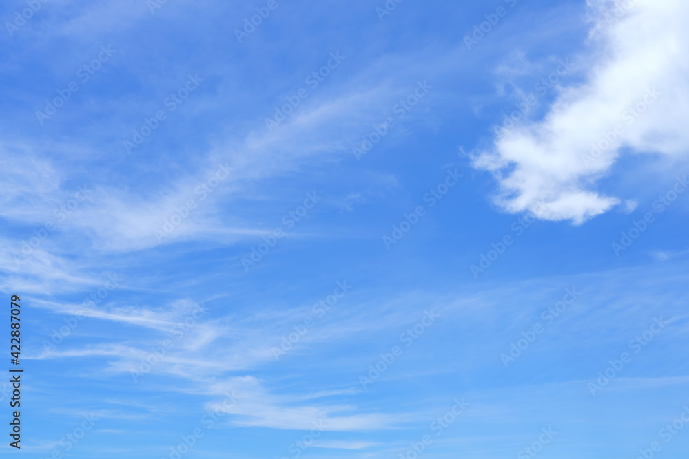 Blue sky with clouds nature for background Blue sky with clouds nature for background