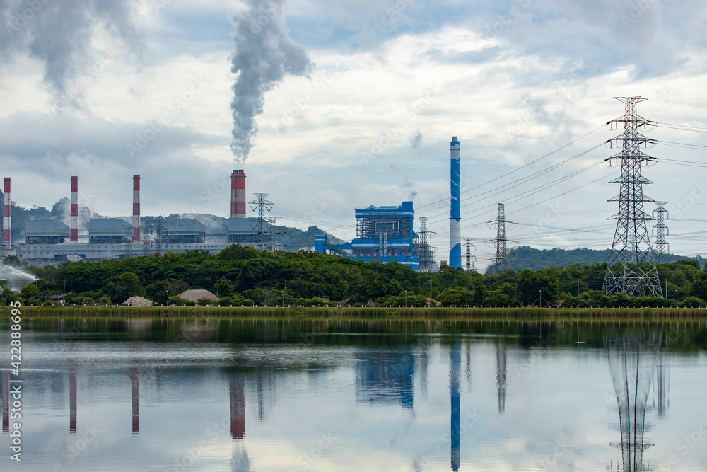 Mine Mae Moh coal-fired power plant in Thailand