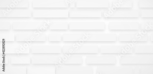 Grey white abstract background geometry shine and layer element vector for presentation design. Suit for business, corporate, institution, party, festive, seminar, and talks. © AVADA