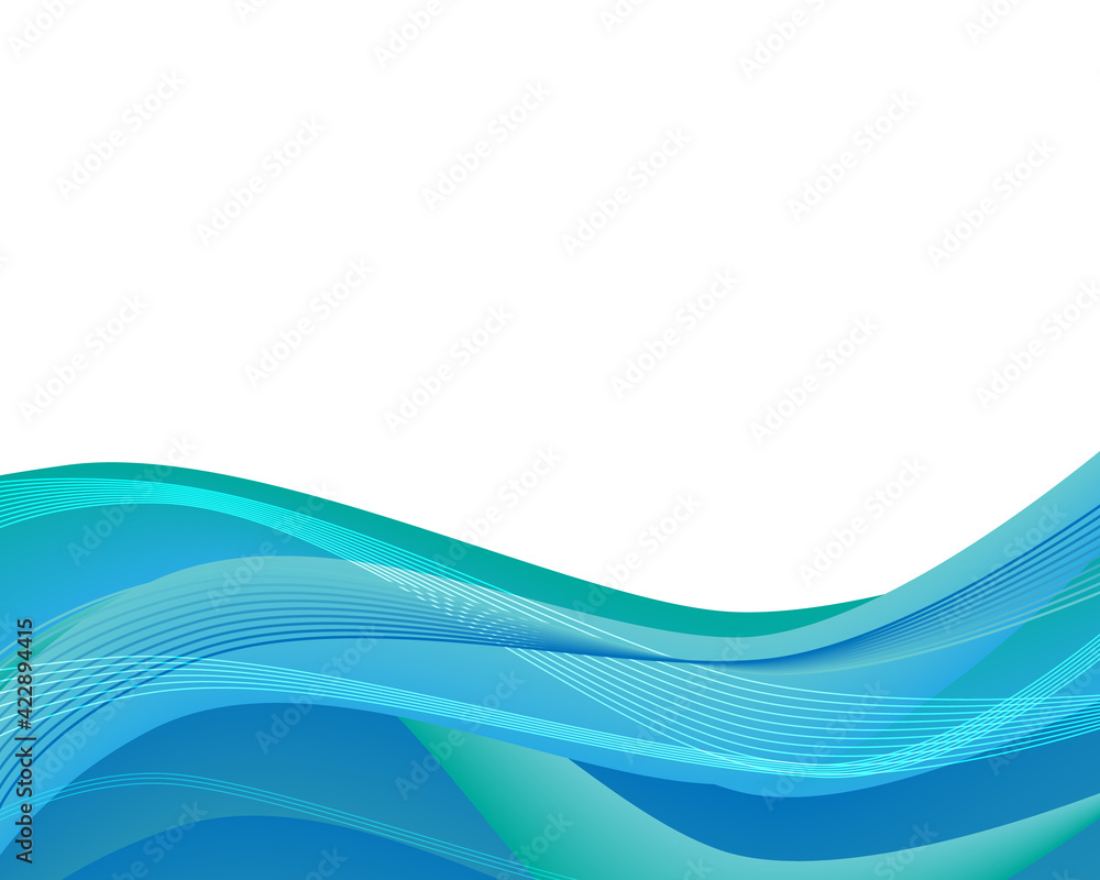 青と曲線のアブストラクト背景画像素材 ベクター画像 Abstract Of Blue Line And Wave For Background Illustration Vector Illustration Stock Vector Adobe Stock