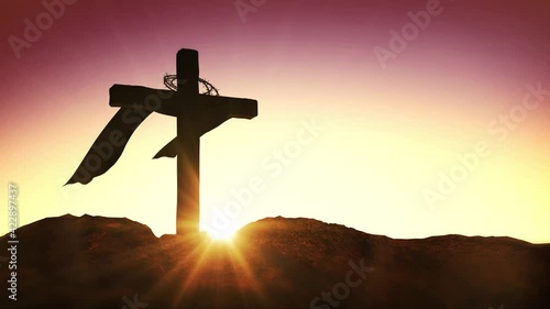Jesus is risen Crown of thorns Calvary hill Christ was crucified Easter Golgotha Stone of Anointing Jesus Grave