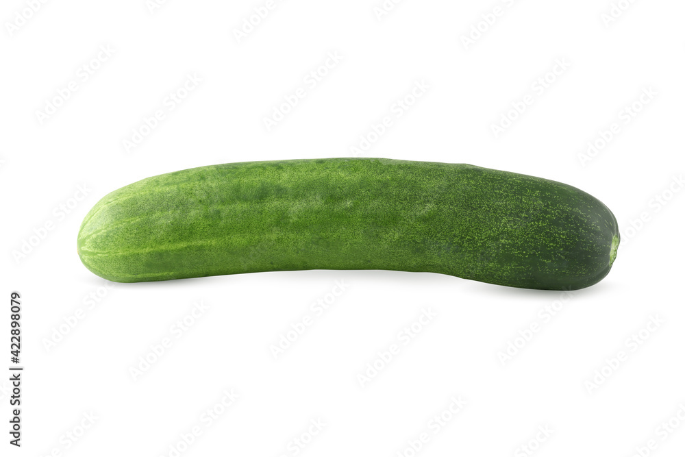 Fresh Green Cucumber isolated over white background Fresh Green Cucumber isolated over white background