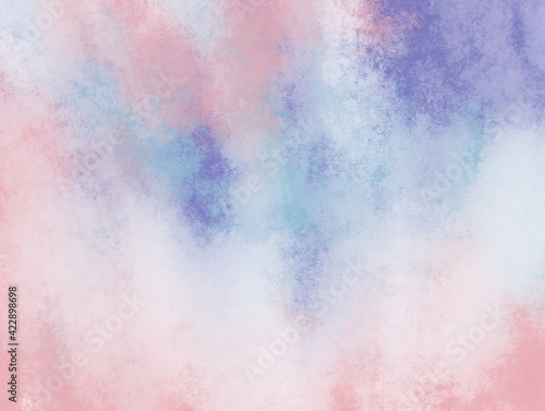 Unicorn Marble Galaxy Print patroon. Pastel wolken en lucht met bokeh. Leuke heldere snoepachtergrond. Concept voor montage van jou product of presentatie voor meisje. Prinsessenstijl.