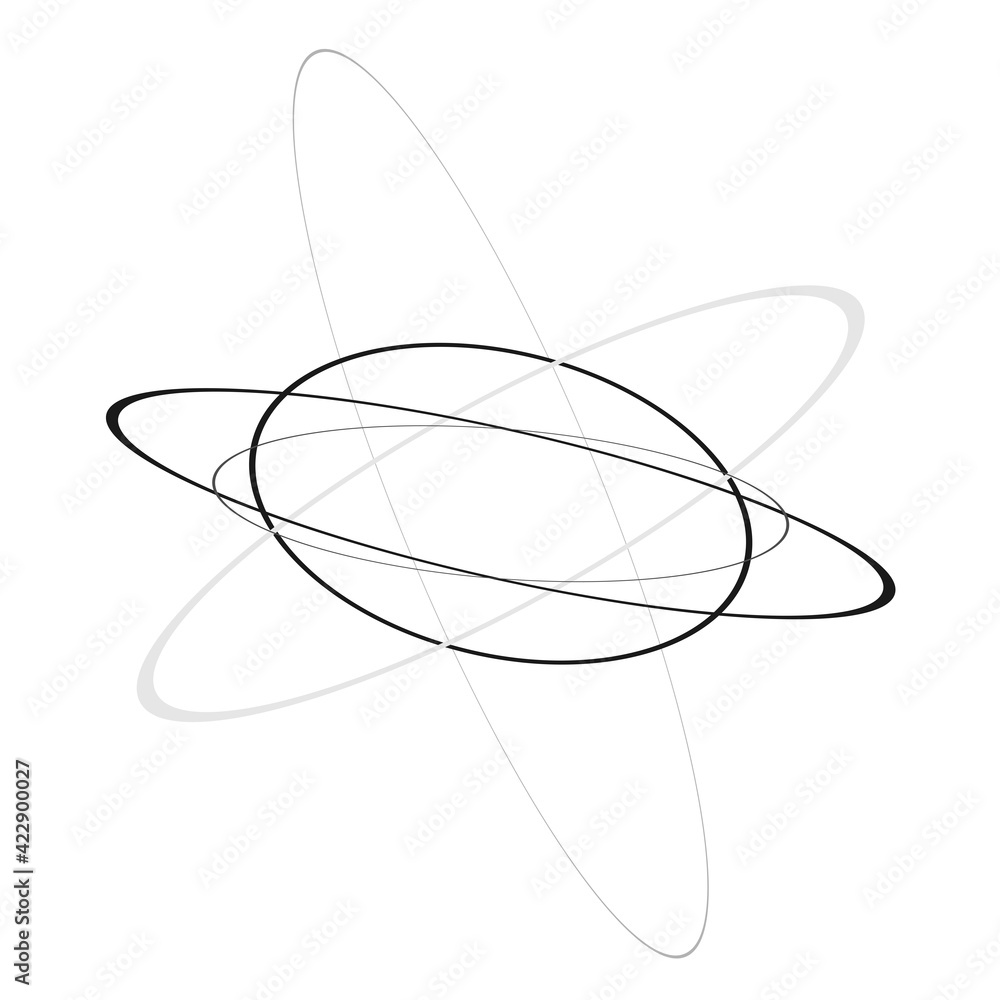Random ellipses, ovals artistic abstract art element Random ellipses, ovals artistic abstract art element