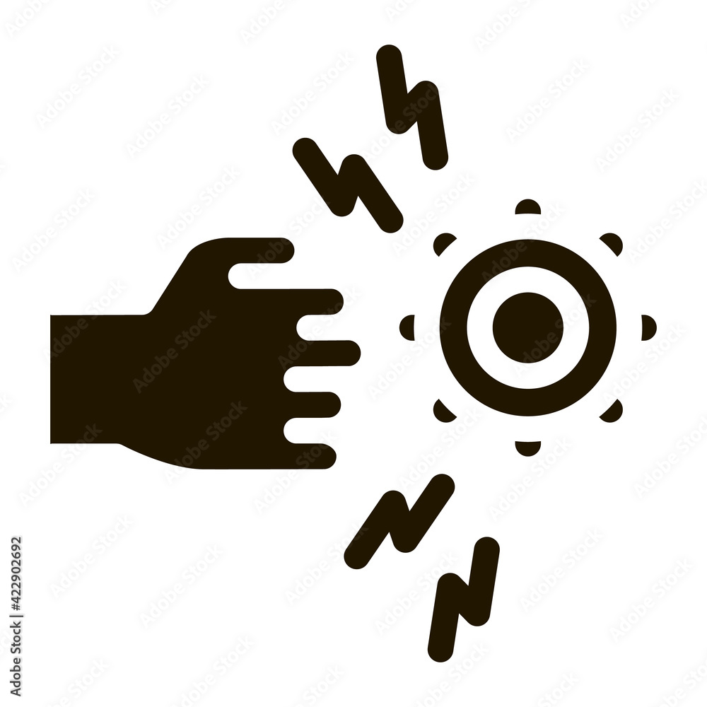 Fototapeta premium virus control icon Vector Glyph Illustration