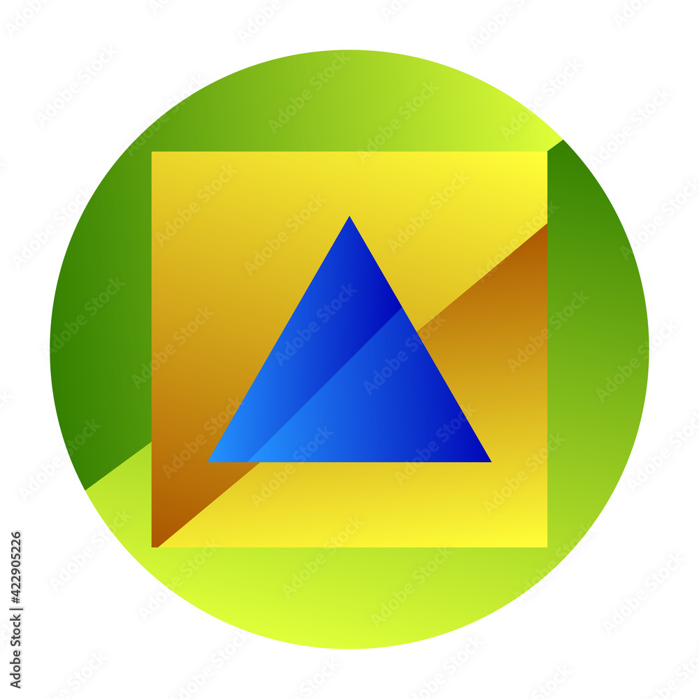 Basic Shapes Logo Element Triangle Square Circle Logo Icon Stock basic-shapes-logo-element-triangle-square-circle-logo-icon-stock