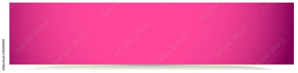 Empty colorful  button, banner shapes