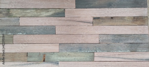 wooden mosaic wall background