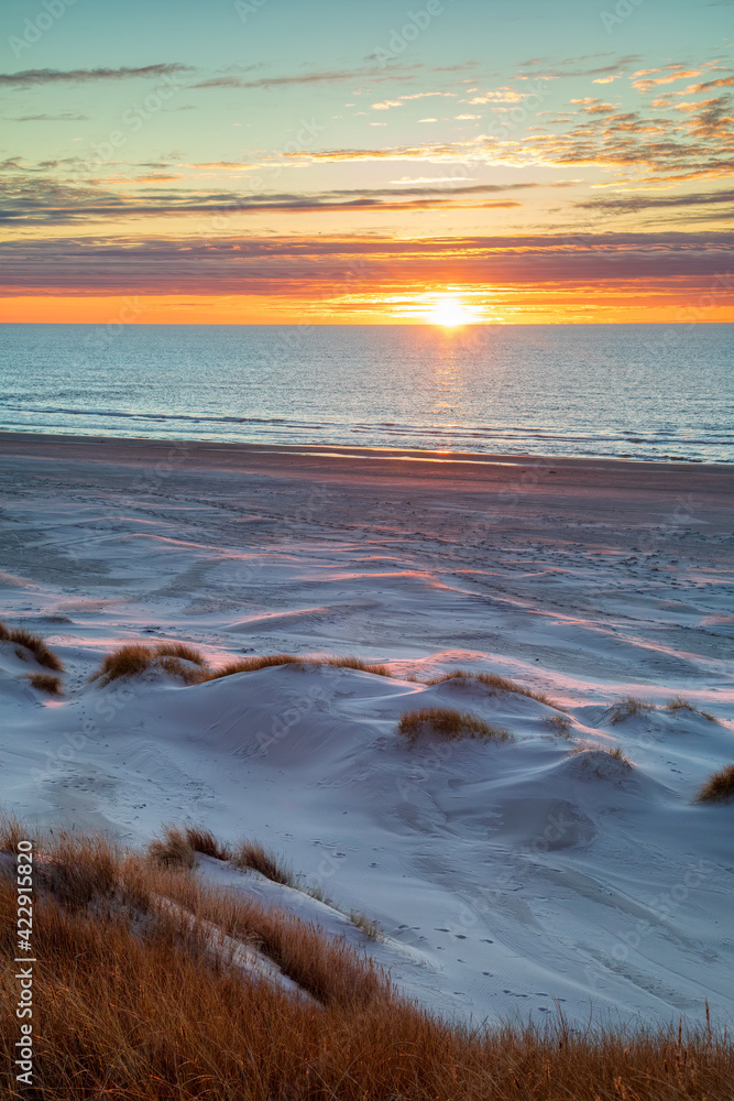 Obraz premium danmark nordjylland løkken strand 
