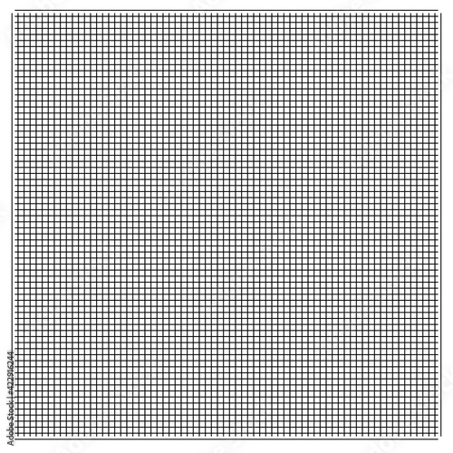 Squares grid, mesh grating, trellis vector