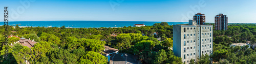 A different look. The pine forest of Lignano Sabbiadoro from above.