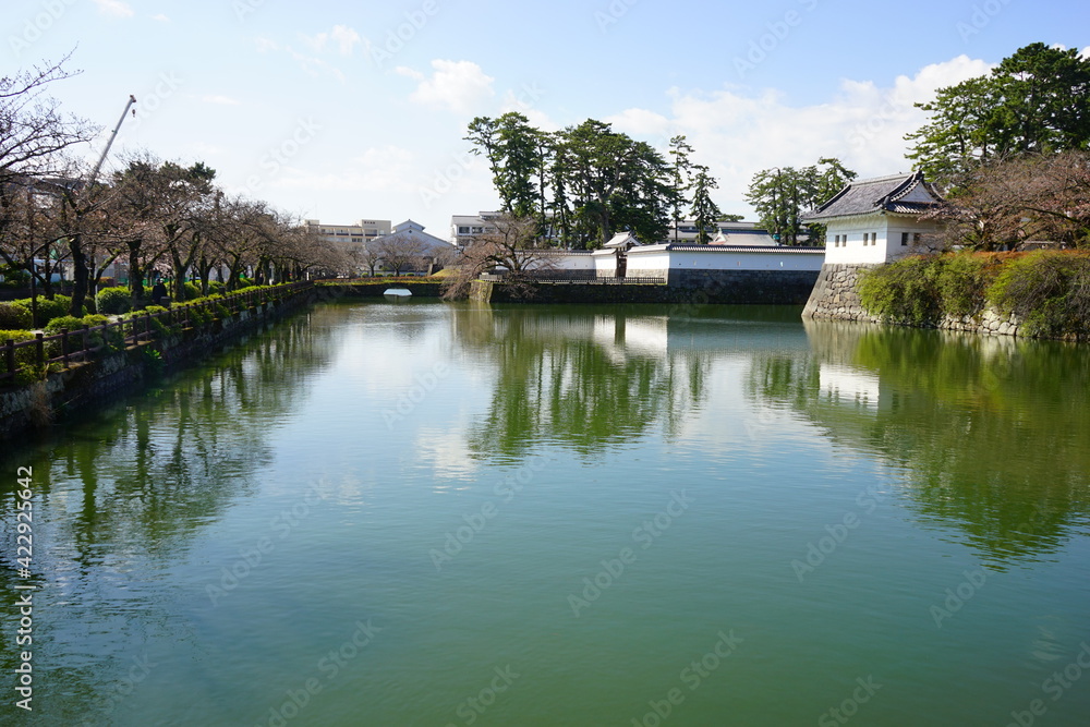 Megane bashi Bridge at Odawara Castle in Kanagawa prefecture, Japan - めがね橋 小田原城 神奈川 日本