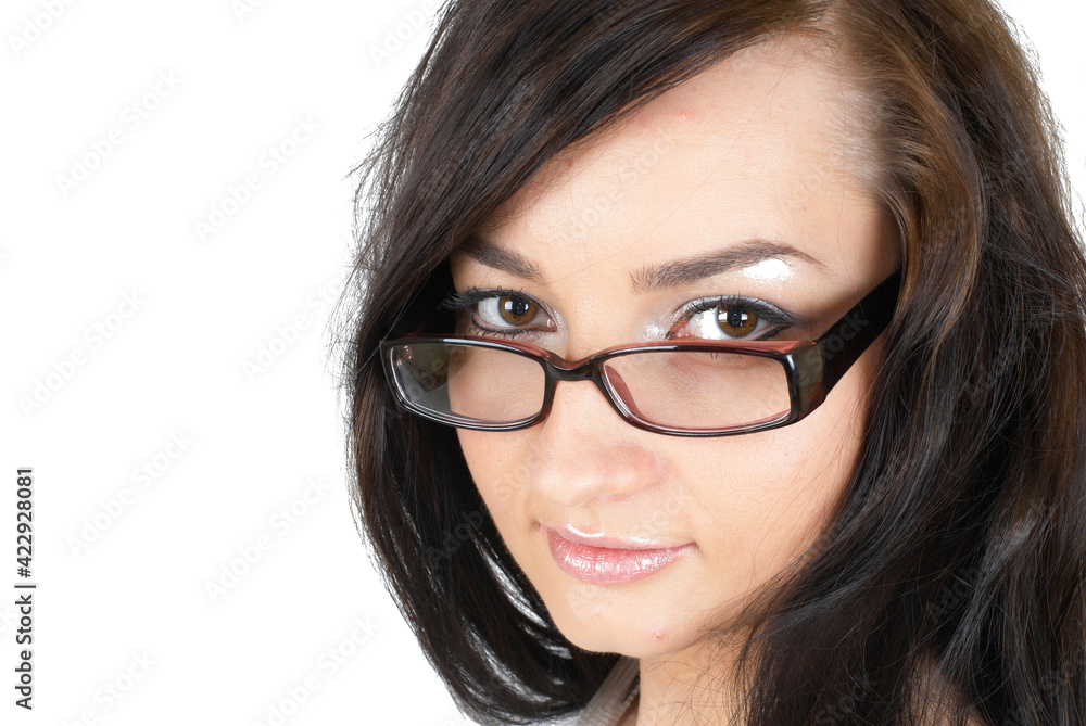 Girl with glasses