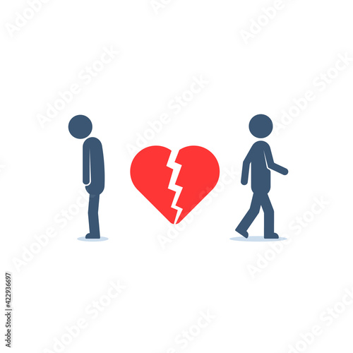 breaking up relationship between people