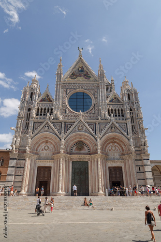 Siena Cathedral is a medieval church in Siena, Italy