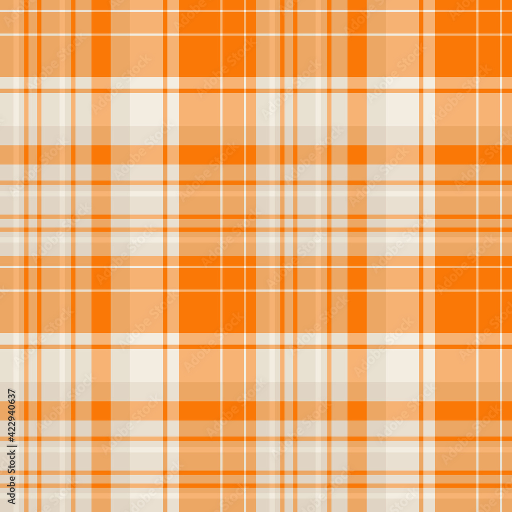 Seamless pattern in autumn light and bright orange colors for plaid, fabric, textile, clothes, tablecloth and other things. Vector image. Seamless pattern in autumn light and bright orange colors for plaid, fabric, textile, clothes, tablecloth and other things. Vector image.