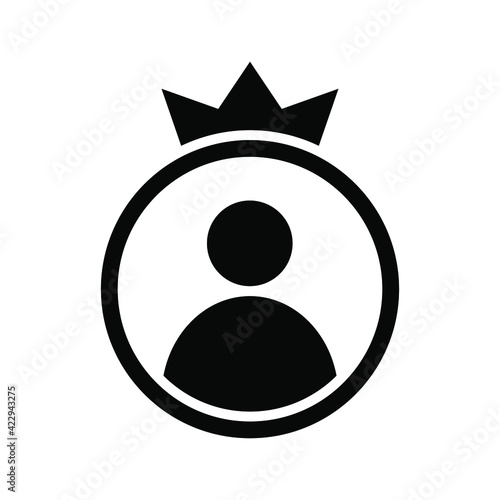 Employee of the month vector icon. talent award illustration sign. outstanding achievement symbol. winner logo. 
first place winner symbol. reward for good work. successful person. accomplishment cele