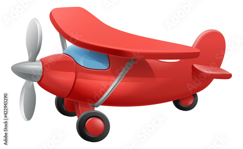 Cute Airplane Cartoon
