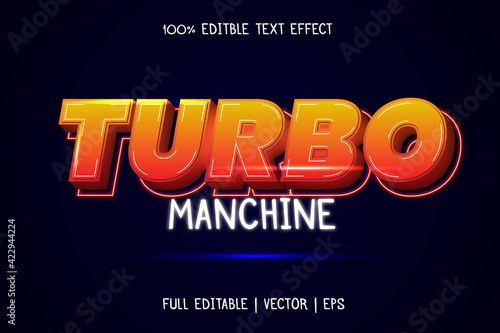 editable text turbo machine gradation yellow