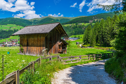 Typical views of the dolomitic valley floor. The Val Fiscalina