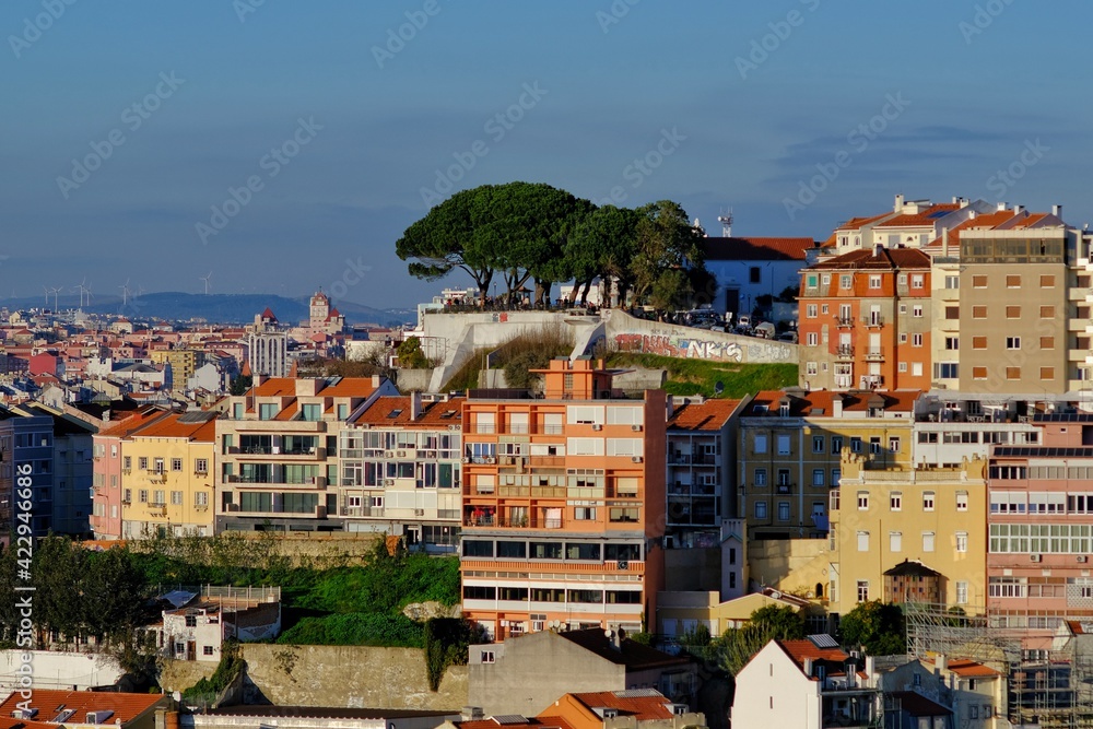 The beautiful city of Lisbon in Portugal 