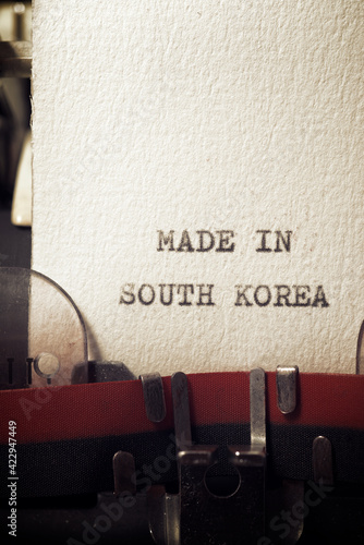 Made in South Korea