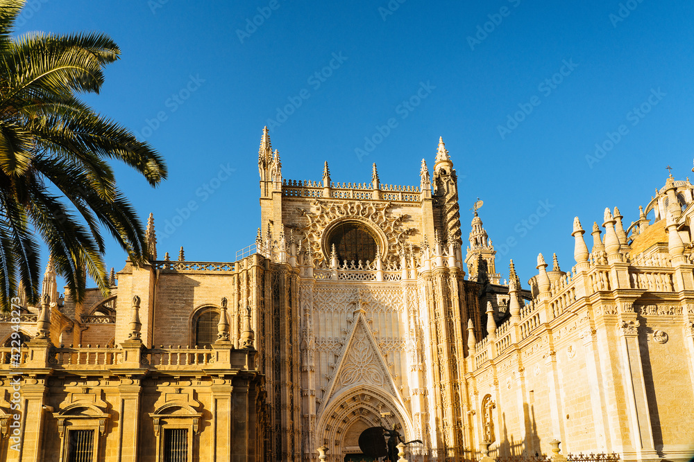 Door of the Prince of the Seville Cathedral, Andalusia