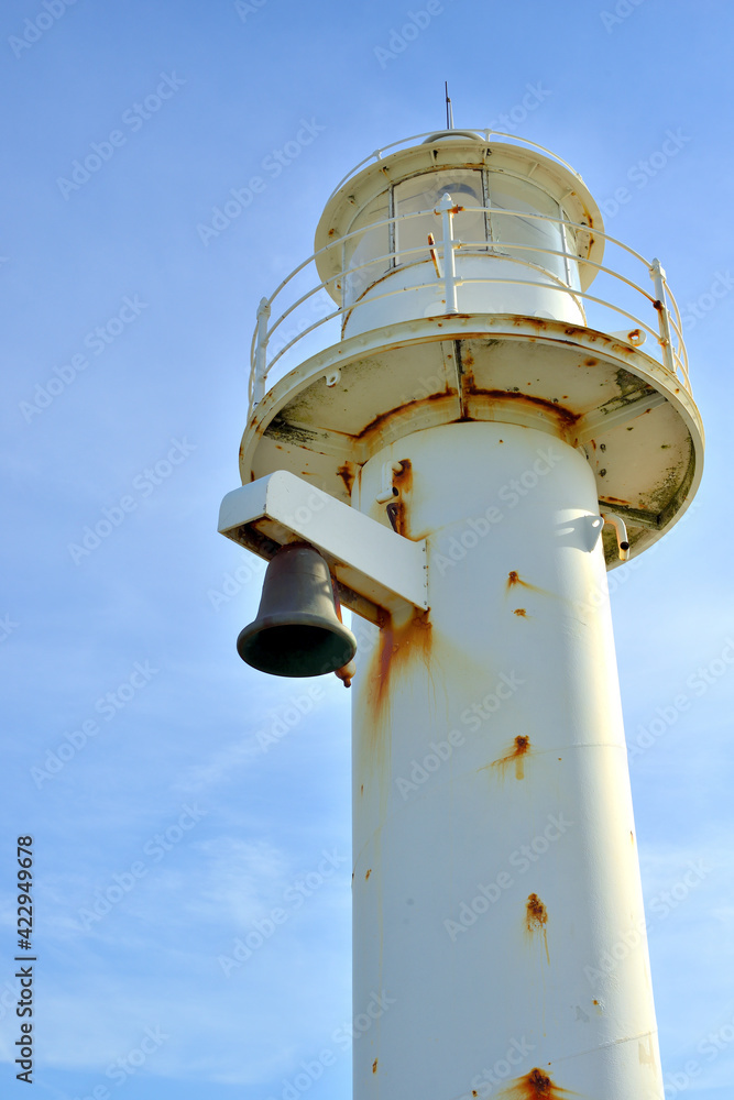 Light house with bell