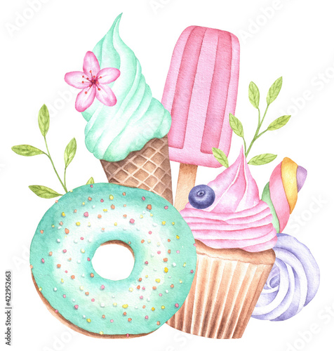 Sweet Composition Illustration