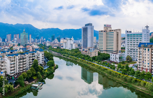 Photography Urban scenery of Ningde City, Fujian Province, China