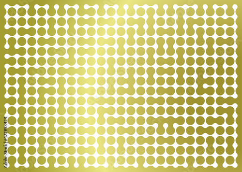 Gold Verbindung Konzept Idee, Symbol Illustration