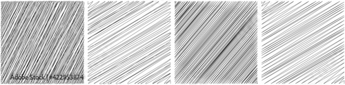 Square with sketchy, scribble, doodle effect texture