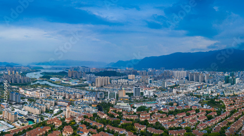 Urban scenery of Ningde City, Fujian Province, China