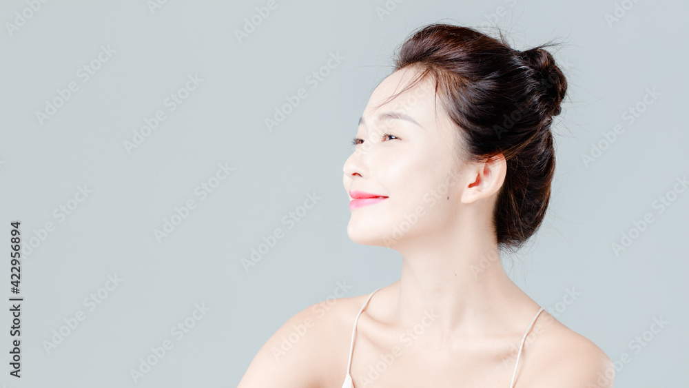 Portrait Of Beautiful Woman in Studio Portrait Of Beautiful Woman in Studio