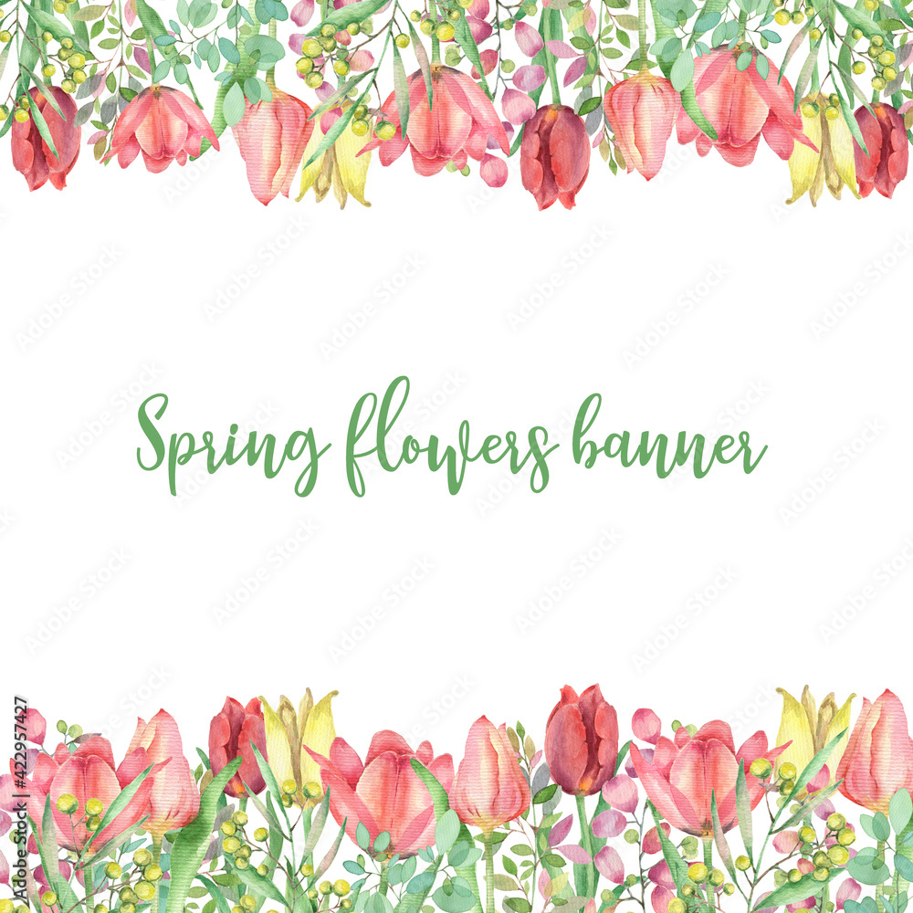 Spring flower template Spring flower template
