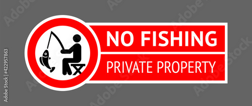 Sticker No fishing