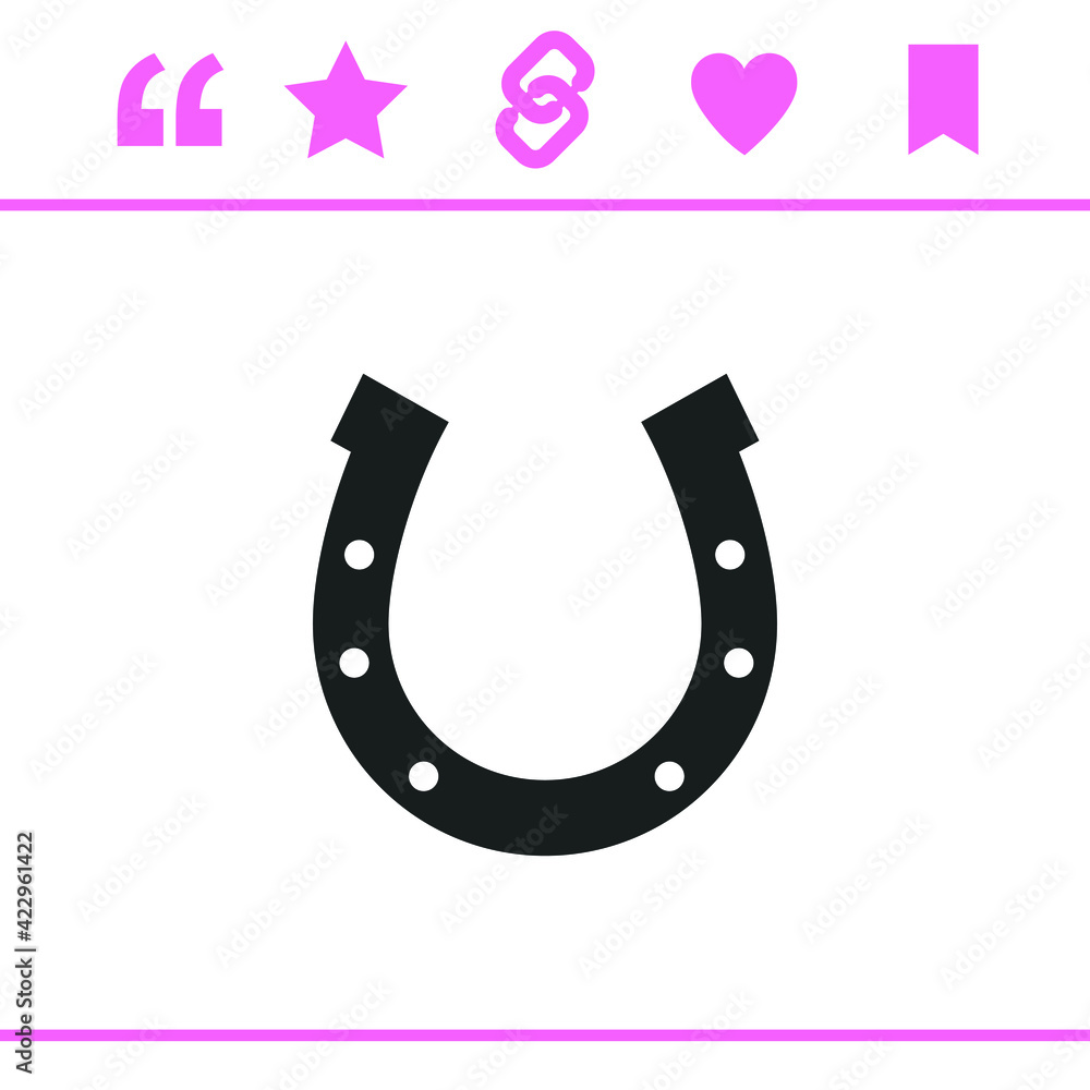 Simple black vector icon on white background Simple black vector icon on white background