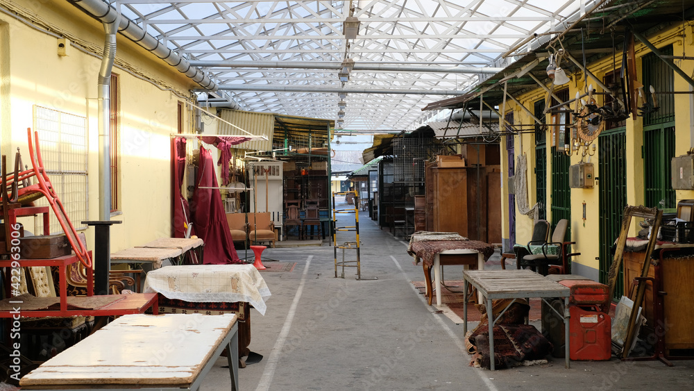 Naklejka premium Flohmarkt