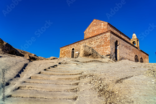 View from Uplistsulis Church (built 10th Century) over the Mtkvari Valley, Uplistsikhe, Central Georgia