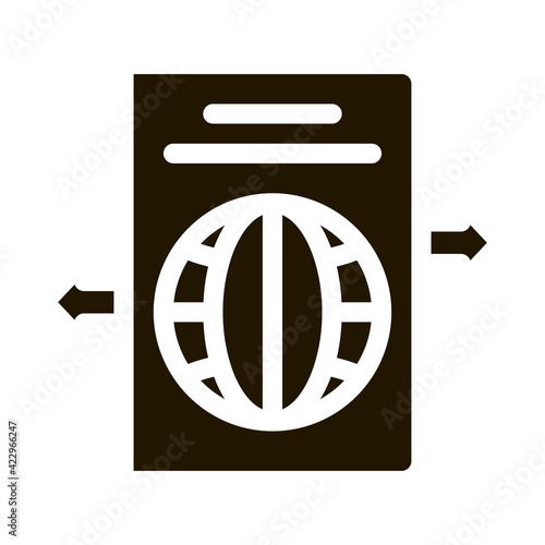 choosing place to go icon Vector Glyph Illustration