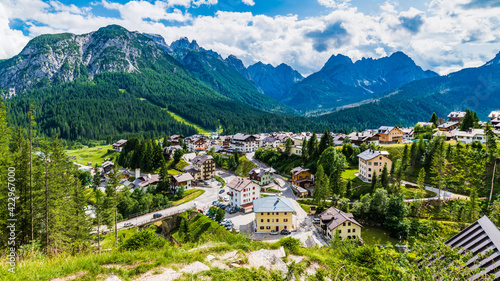 Konstfotografi Summer glimpses along the paths of Sappada. Friuli. Dolomites