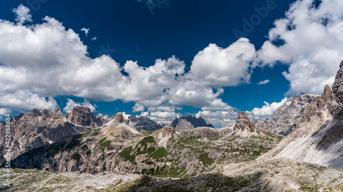 Immersion in the nature of the Tre Cime di Lavaredo. Dolomites