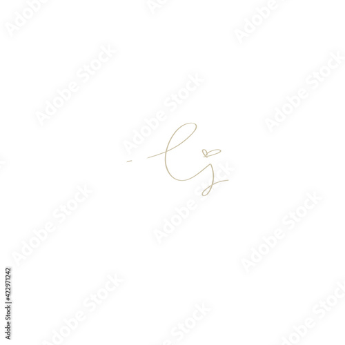 ej handwritten logo for identity