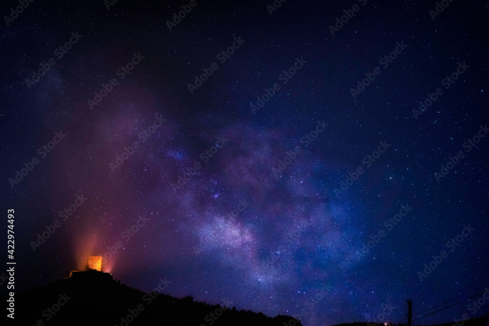 Passage of the Milky Way through a 16th century castle Passage of the Milky Way through a 16th century castle