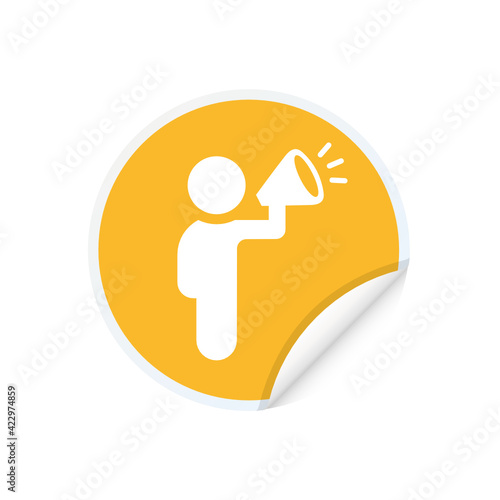 Business Announcement - Sticker